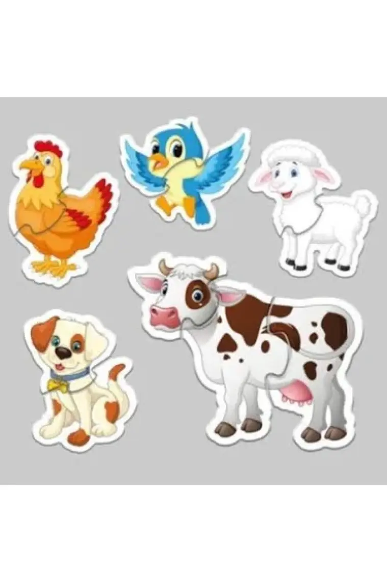 Zekice Baby Puzzle Bebeğimin Eğlenceli Yapbozları 24 Hayvan 55 Parça (Ekstra Parçalarla Sizlerle)