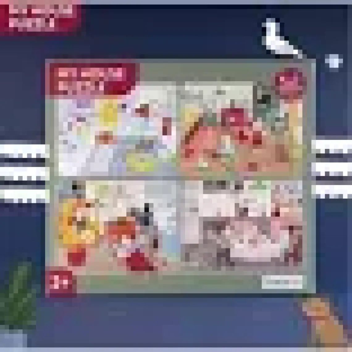 2 Yaş Üzeri Çocuklar Için Eğitici Ve Öğretici Puzzle 24 Parça Yapboz - My House Evin Bölümleri