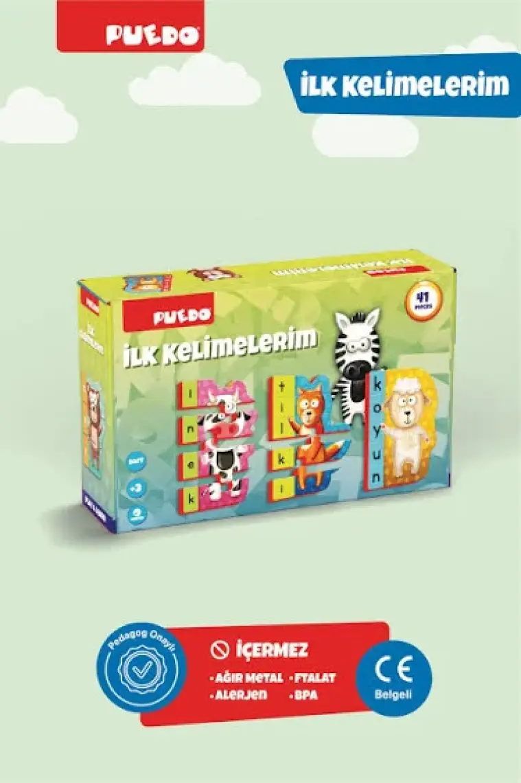 Puedo Ilk Kelimelerim Puzzle - Hayvanlar