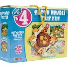 Diytoy Hayvanlar Süper Renkli Puzzle