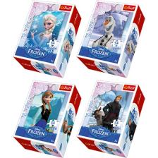 Trefl Disney Lisanslı Frozen Mini Puzzle Set 4 Adet 54 Parça Puzzle Elsa Anna Olaf Kristoff