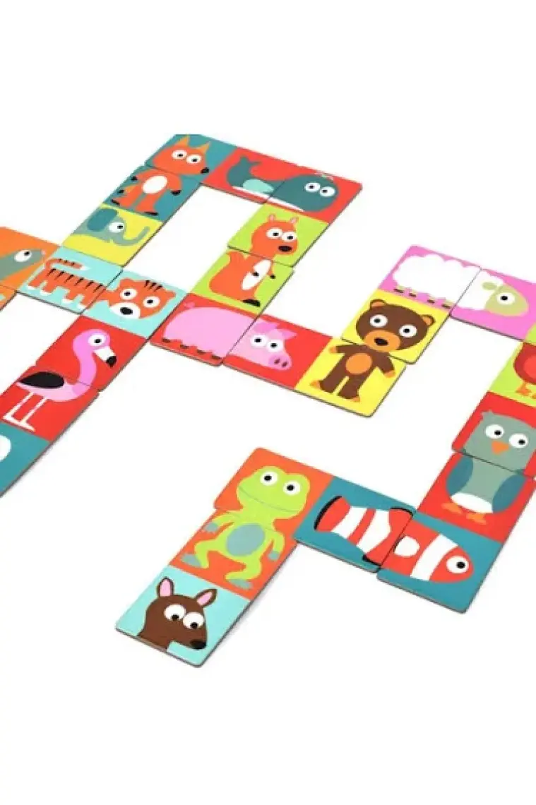 Djeco Domino Animo-Puzzle