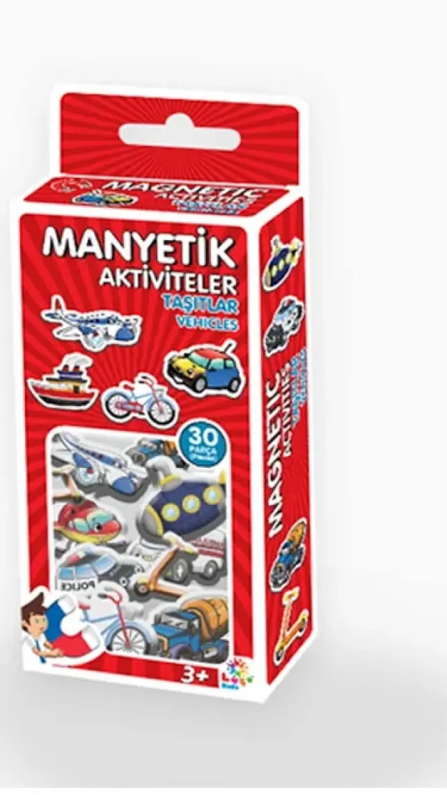 Laço Utku Oyuncak Manyetik Taşıtlar 30 Parça