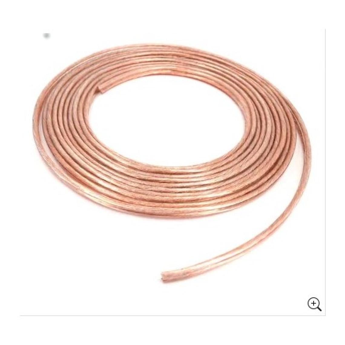 Fully Elektrik Kablosu Hoparlör Kablosu 2 x 1,5 mm Şeffaf 10 Metre Bakır Kordon Kablosu Fully 1701