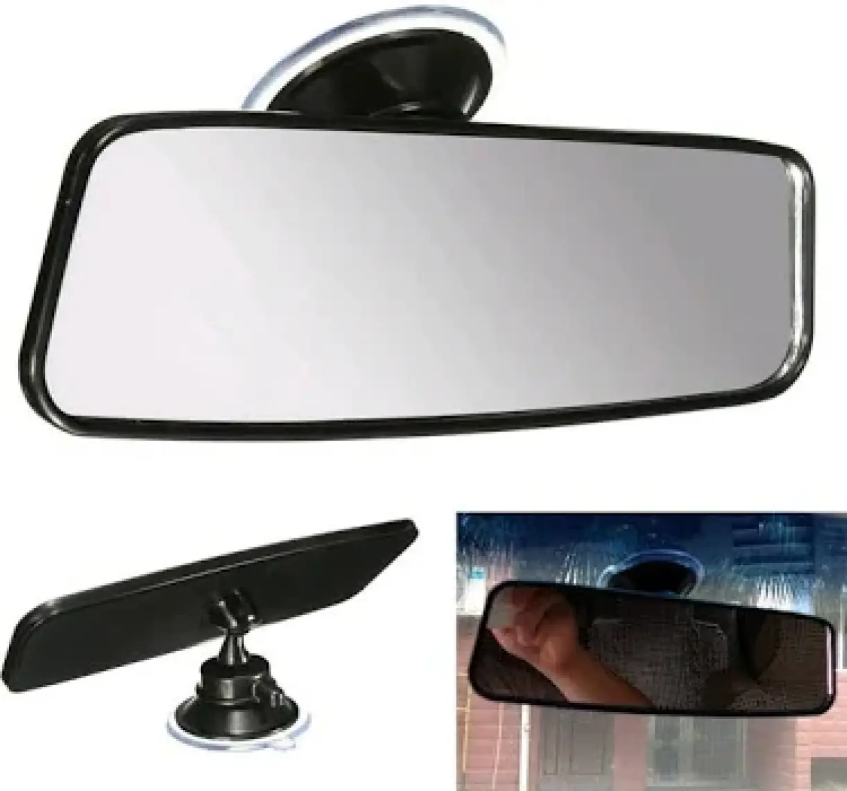Enes İç Dikiz Aynası 250 mm Vantuzlu 0000005