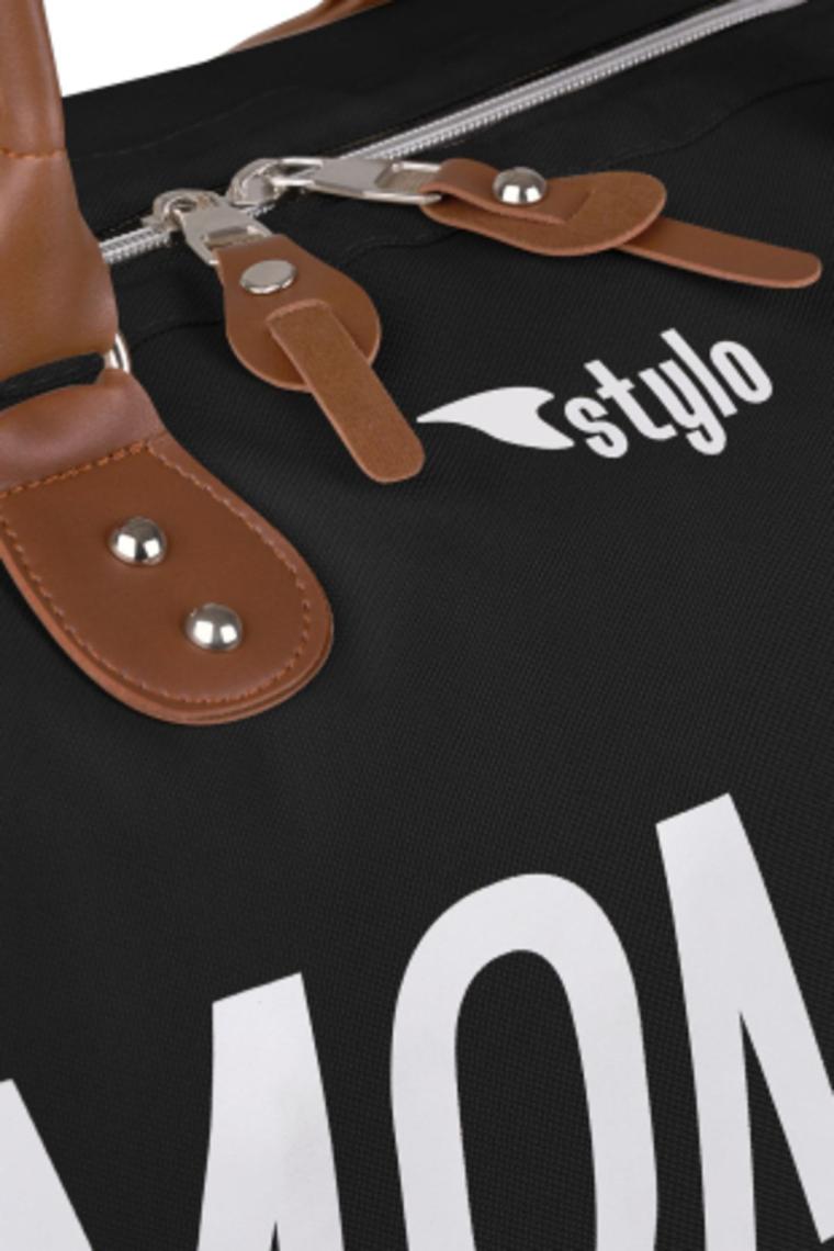 Stylo Mommy Bag USA Anne Bebek Bakım Çantası Siyah