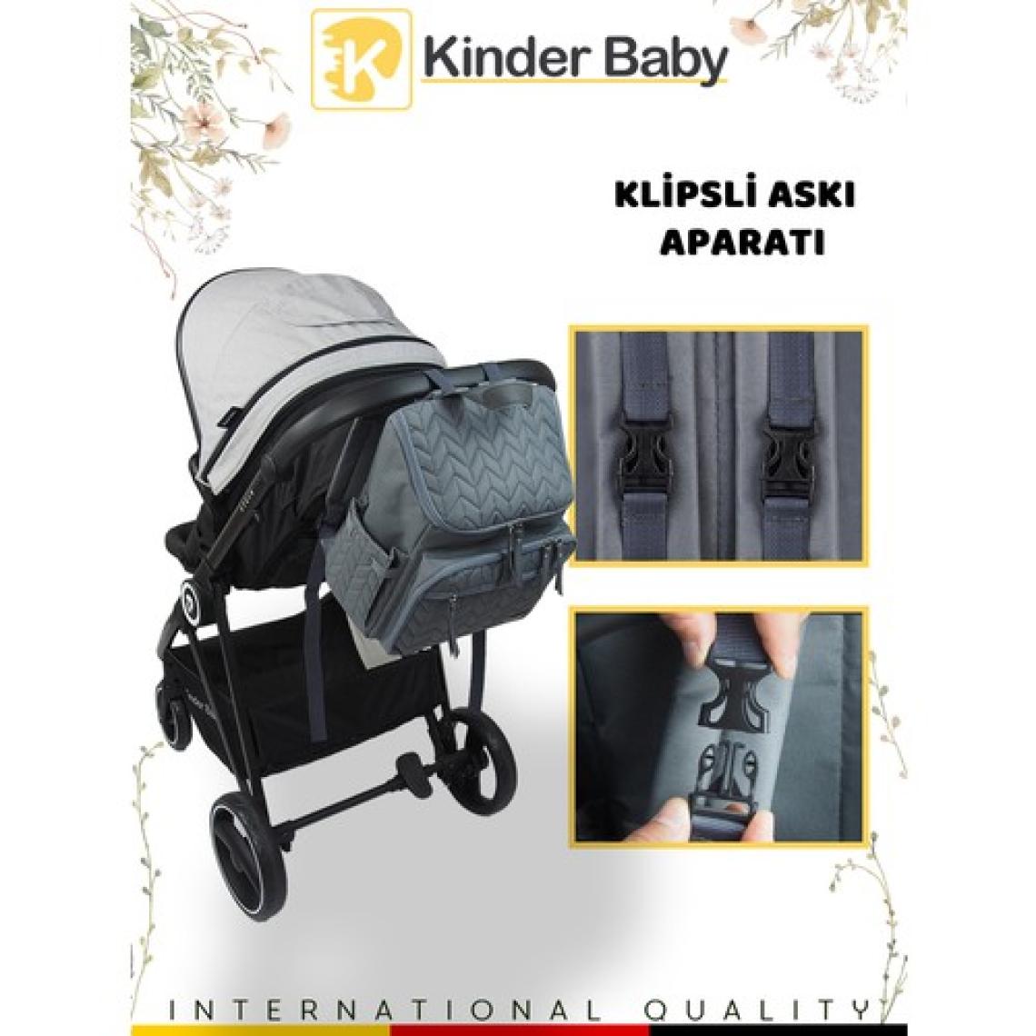 Kinder Baby Merlin Termal Anne Bebek Bakım Çantası