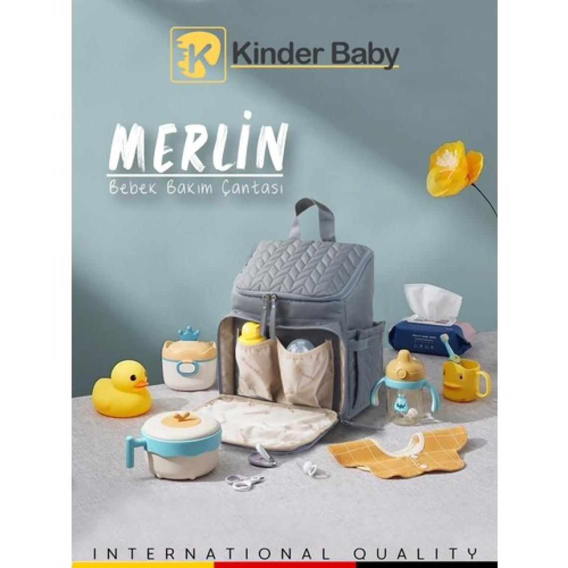 Kinder Baby Merlin Termal Anne Bebek Bakım Çantası