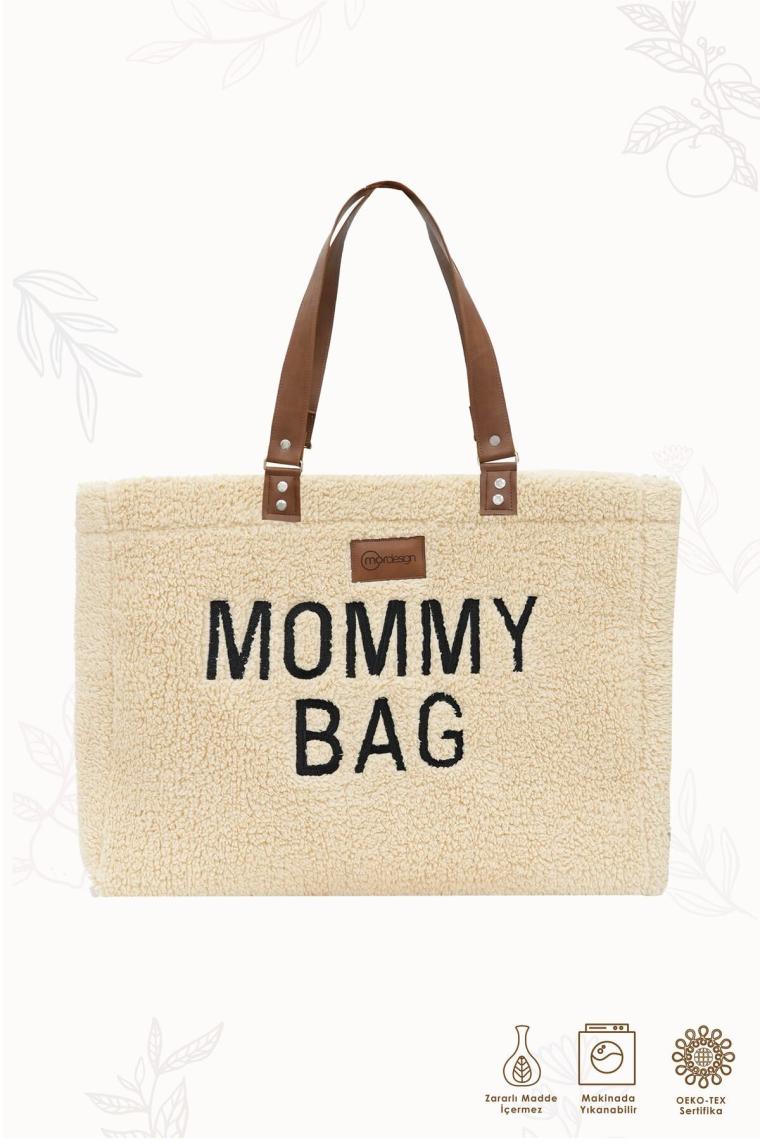 Mordesign Mommy Bag,anne Bebek Bakım Çantası,cüzdan Hediyeli, Xl Büyük Boy,kadın Çantası,morteddy Serisi