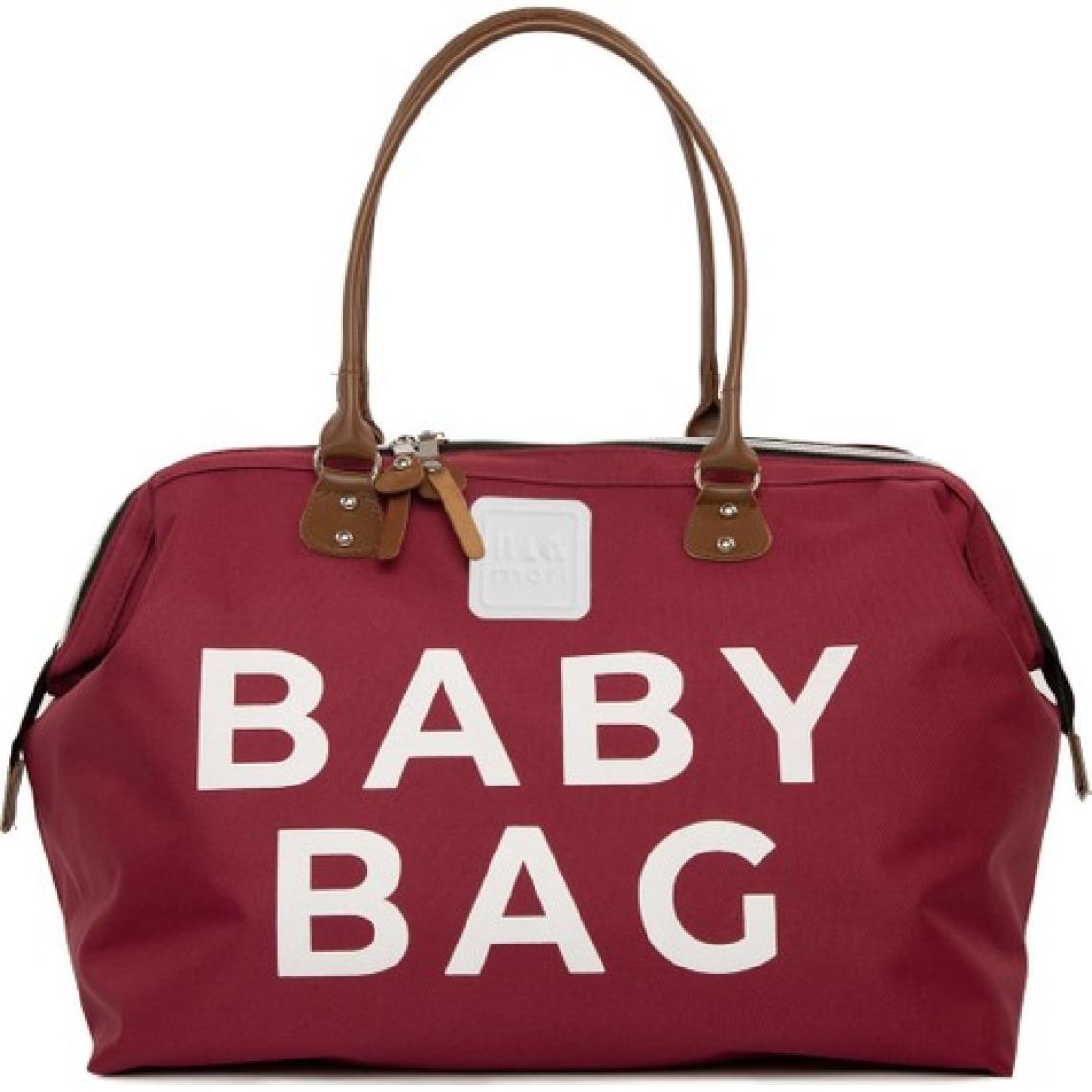 Bagmori Bordo Baby Bag Baskılı Bebek Bakım Çantası
