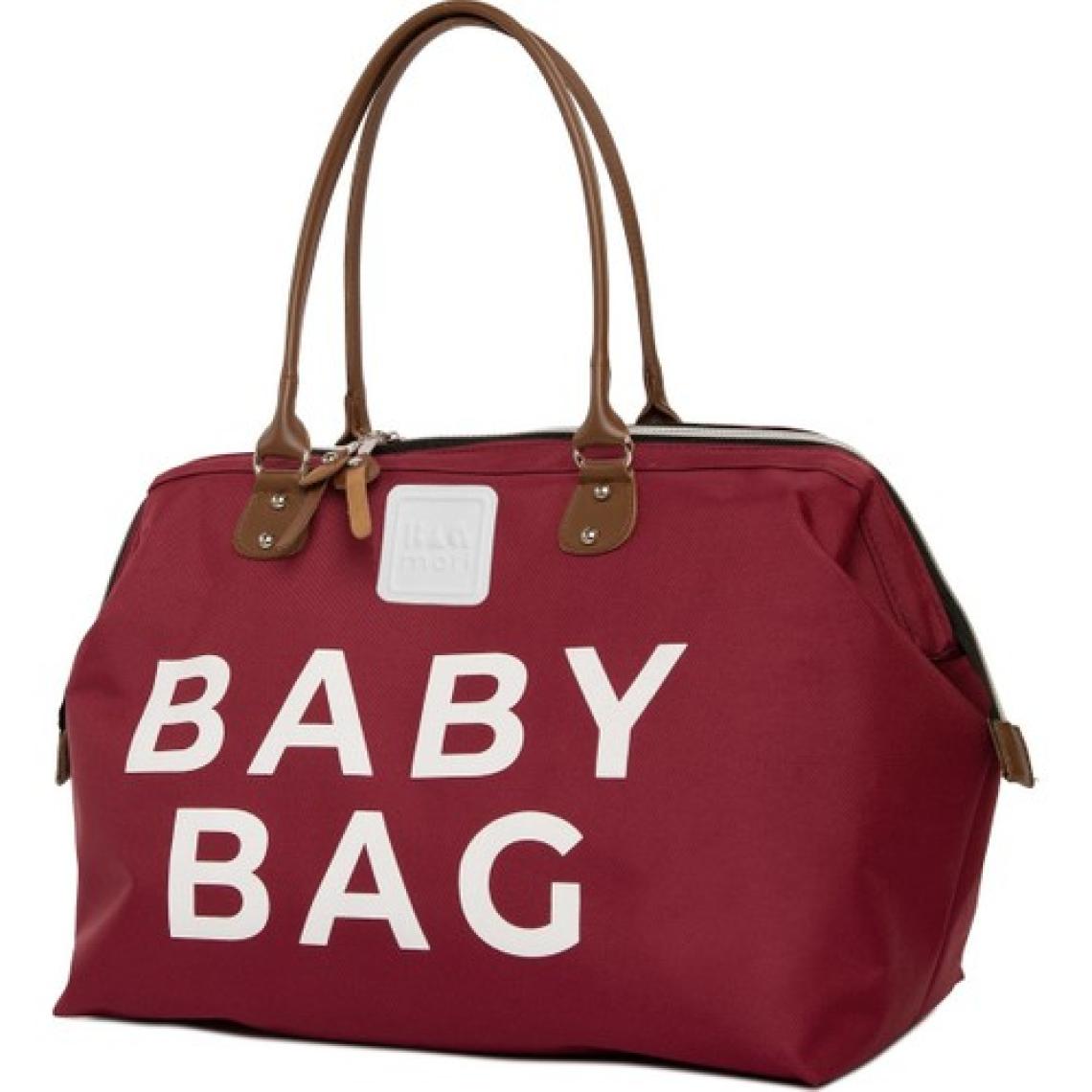 Bagmori Bordo Baby Bag Baskılı Bebek Bakım Çantası