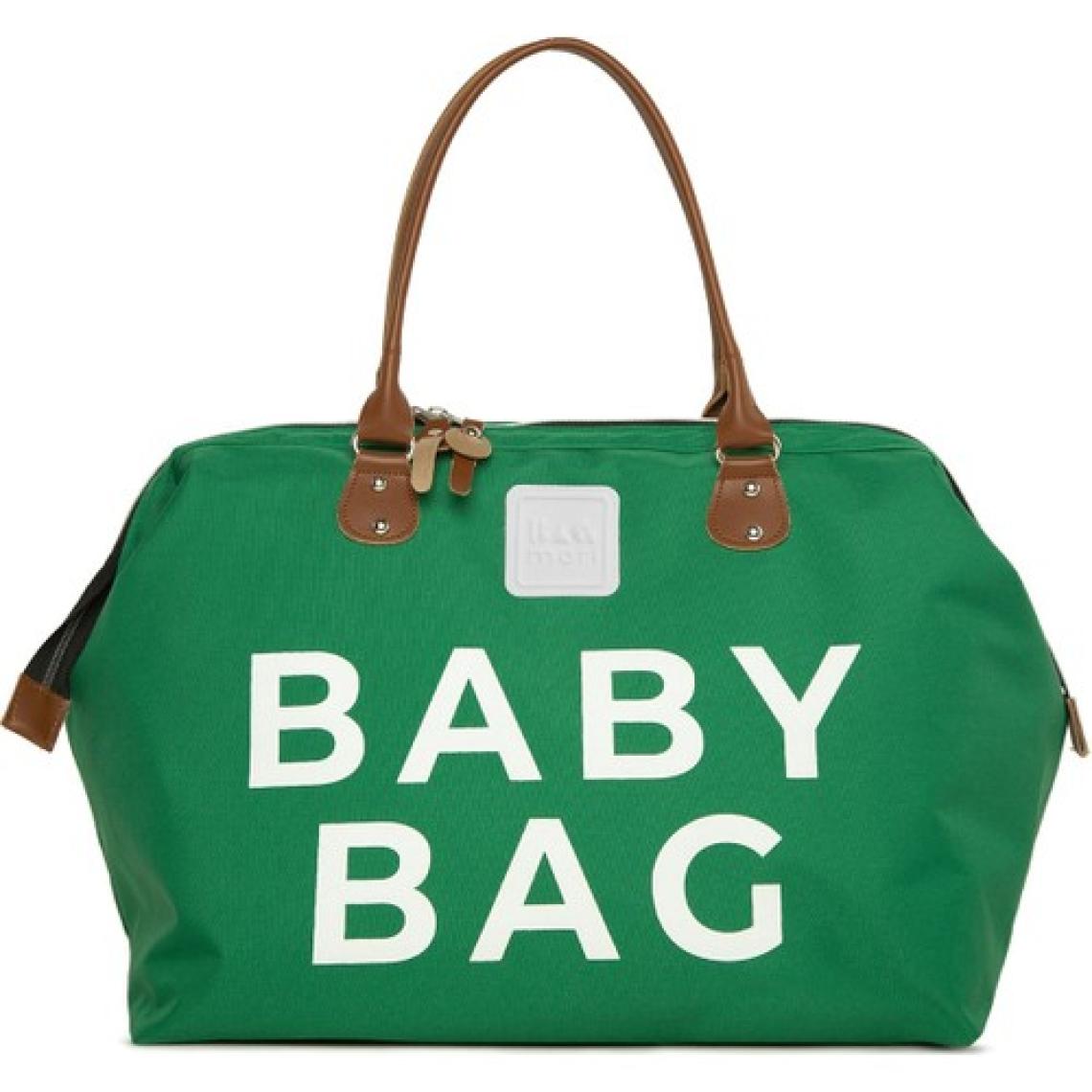 Bagmori Koyu Yeşil Baby Bag Baskılı Bebek Bakım Çantası