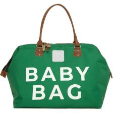 Bagmori Koyu Yeşil Baby Bag Baskılı Bebek Bakım Çantası