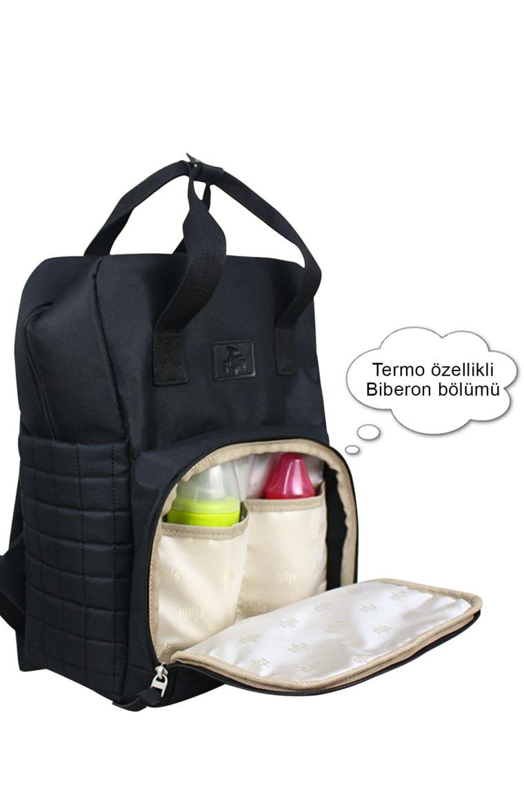 Stylo Feather Siyah Bebek Bakım Çantası