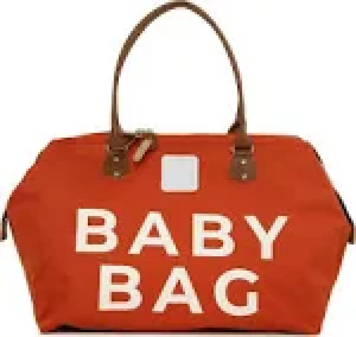 Bagmori Kiremit Baby Bag Baskılı Bebek Bakım Çantası