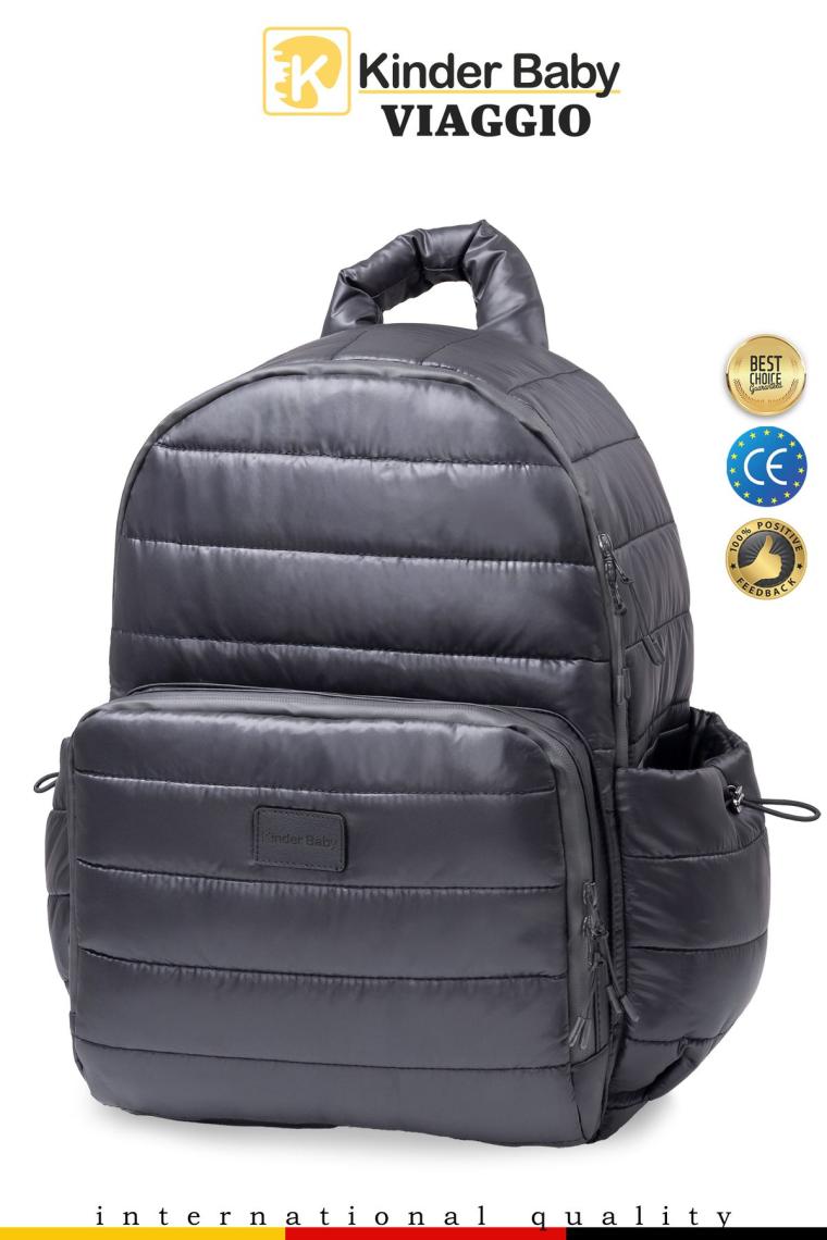 Kinder Baby Viaggio Termal Biberon Çantalı ve Alt Açma Pedli Bebek Bakım Çantası