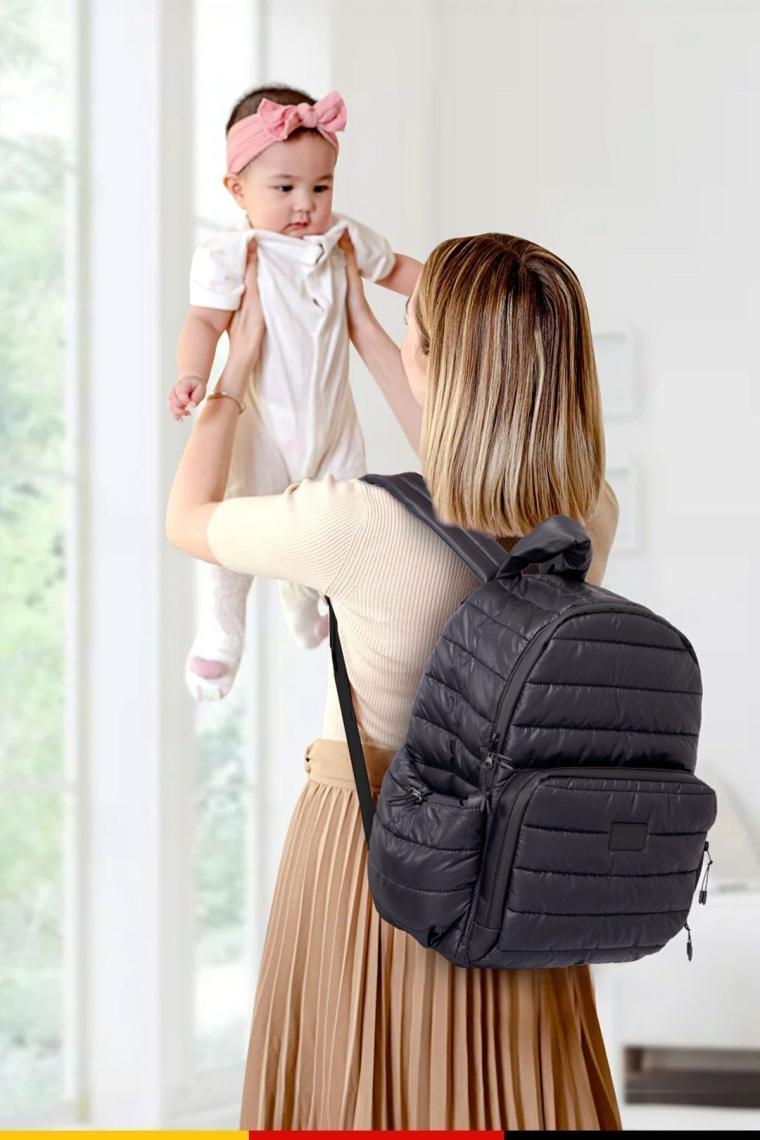 Kinder Baby Viaggio Termal Biberon Çantalı ve Alt Açma Pedli Bebek Bakım Çantası