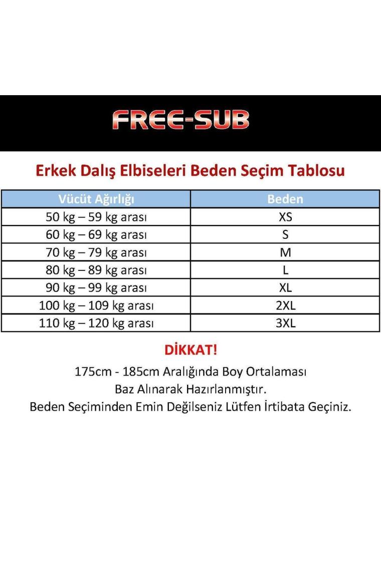 5mm Ghost Dark Avcı Serbest Dalış Elbisesi