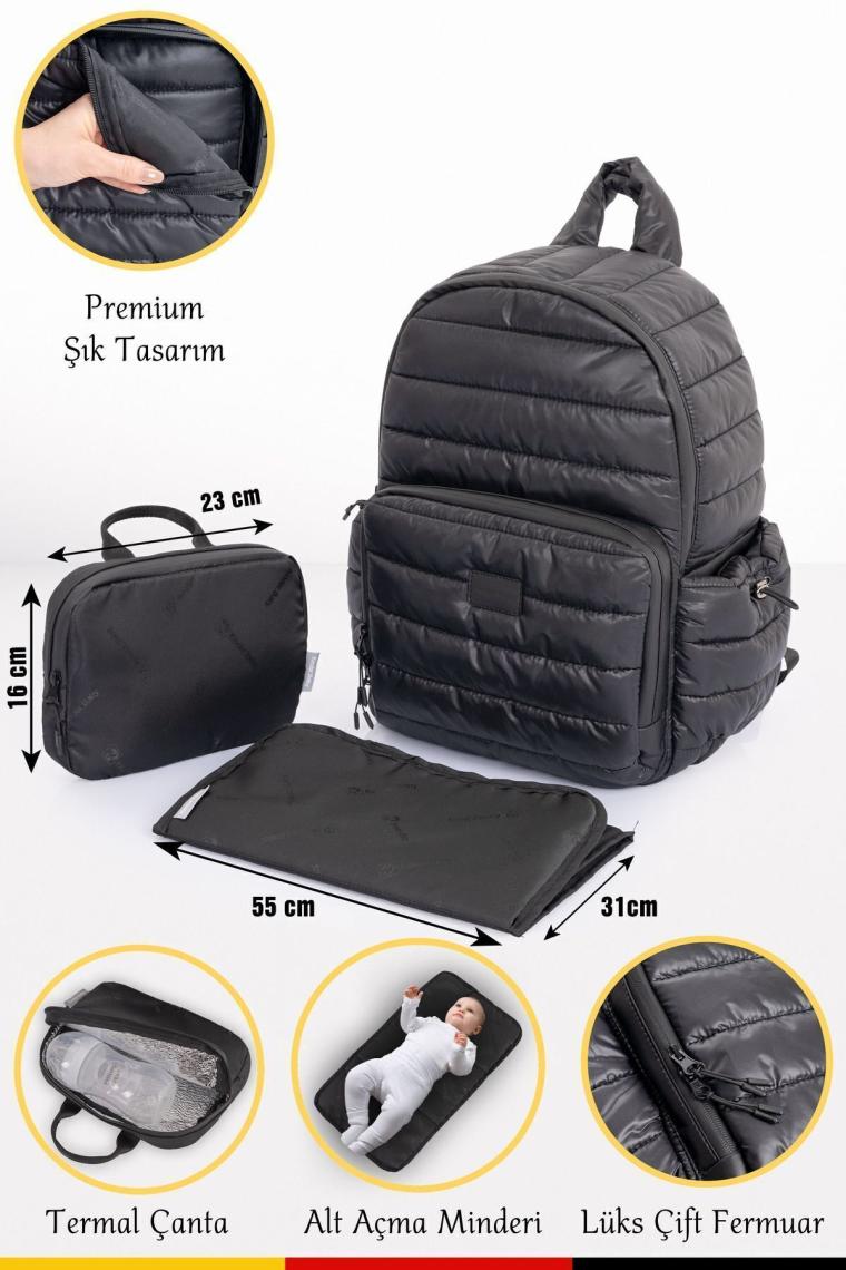 Kinder Baby Viaggio Termal Biberon Çantalı ve Alt Açma Pedli Bebek Bakım Çantası