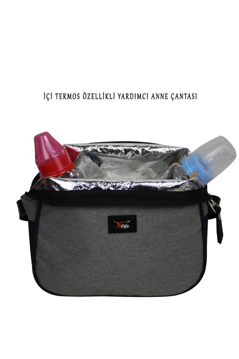 Working Mothers Bag Bebek Bakım Sırt Çantası-siyah