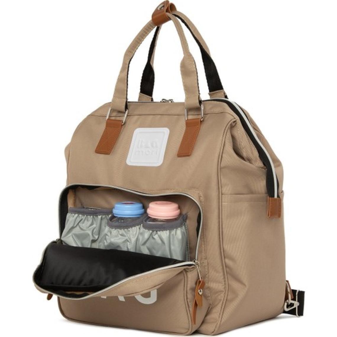 Bagmori Vizon Baby Bag Baskılı Cepli Anne Bebek Bakım Sırt Çantası