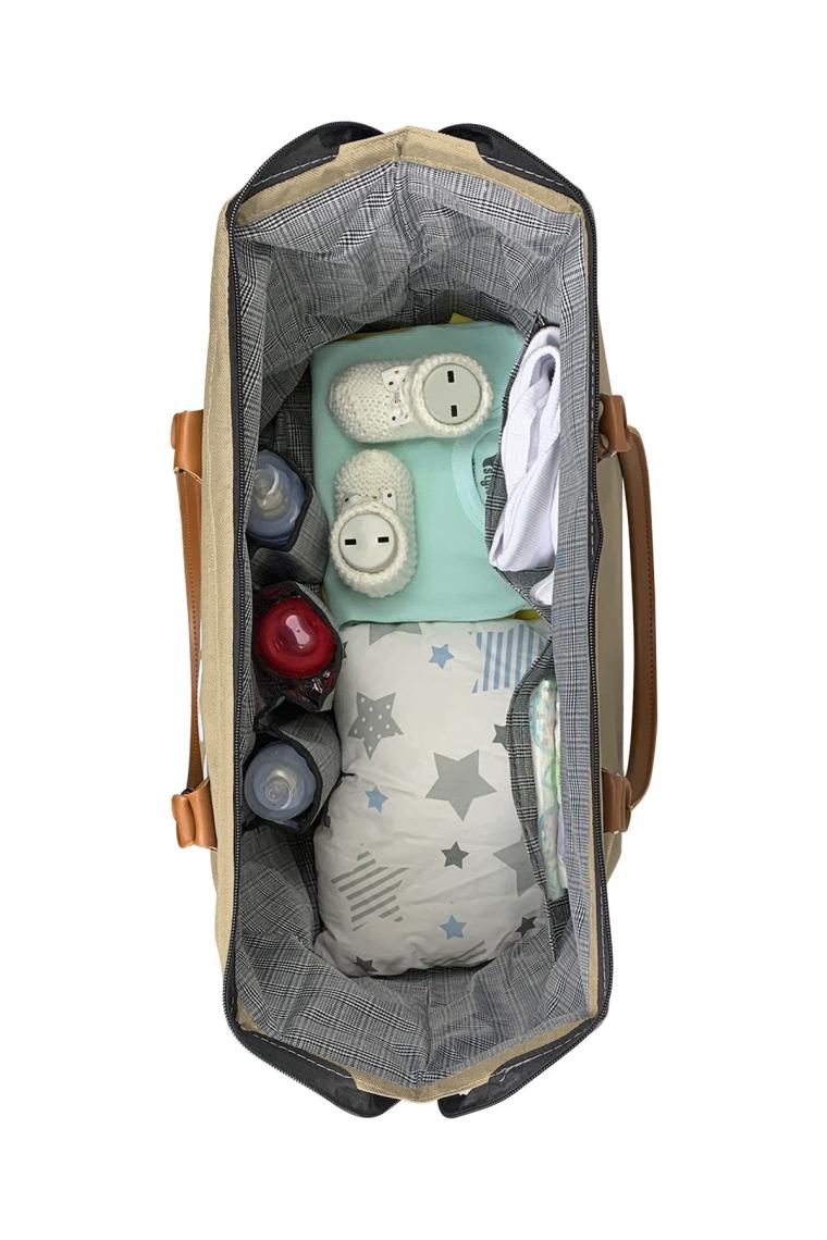 Stylo Mommy Bag Baskılı Anne Bebek Bakım Çantası Usa