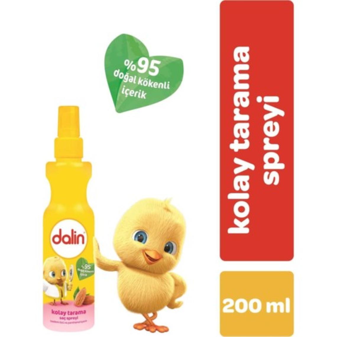 Dalin Kolay Tarama Saç Spreyi Badem Özü 200 ml x 3 Adet