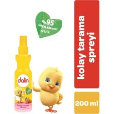 Dalin Kolay Tarama Saç Spreyi Badem Özü 200 ml x 3 Adet
