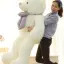 Sole 150 cm Papyonlu Peluş Ayı-Dev Boy, % 100 Yerli - Sevgiliye Özel Hediye