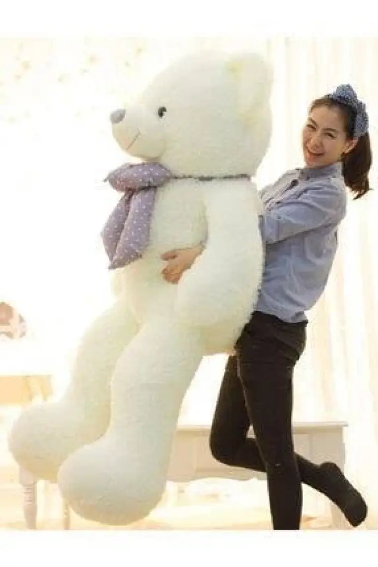 Sole 150 cm Papyonlu Peluş Ayı-Dev Boy, % 100 Yerli - Sevgiliye Özel Hediye