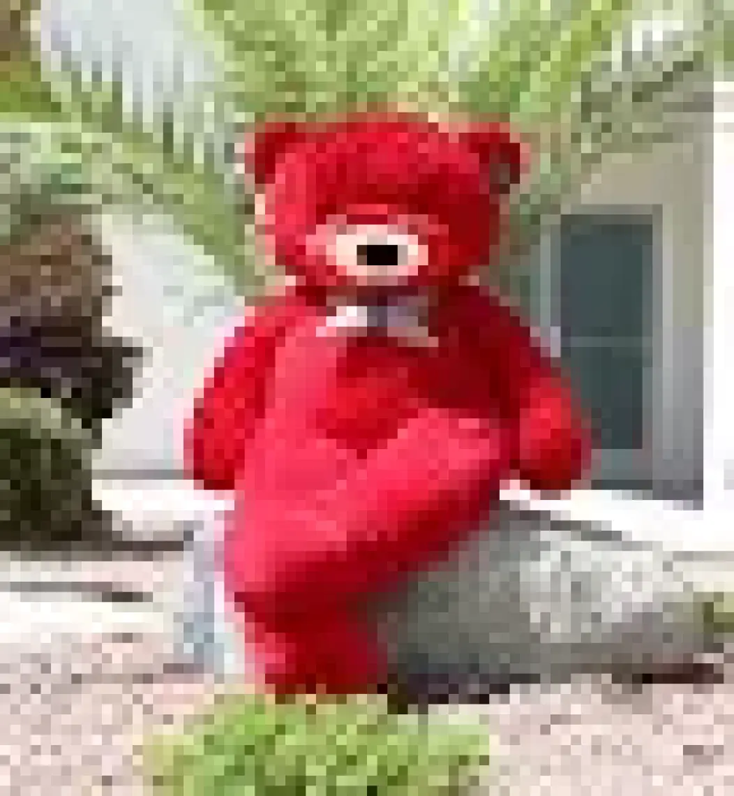 Sole 150 cm Papyonlu Peluş Ayı-Dev Boy, % 100 Yerli - Sevgiliye Özel Hediye