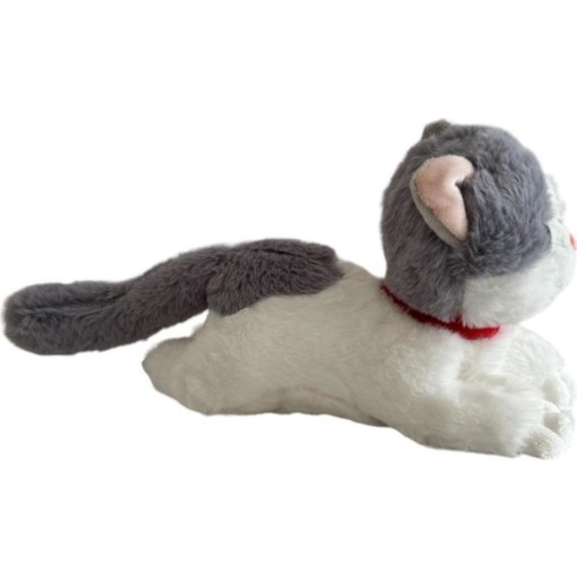 Sesli Yatan Miyavlayan 25 cm Peluş Kedi Oyuncak 1 Adet