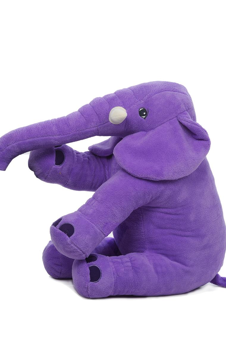 Top Rock Store Uyku Arkadaşım Peluş Yumuşak Fil Mor
