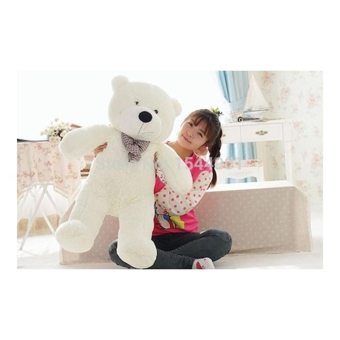 Sole 90 cm Papyonlu Sevimli Peluş Şaşkın Ayı - Sevgiliye Özel Hediye