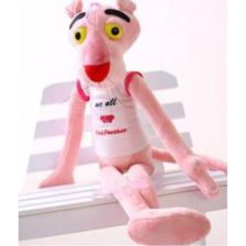 Top Rock Store Pembe Panter Tişörtlü 50 cm Peluş Pembe Panther Oyuncak Pembe Panter Peluş Oyuncak 50 cm