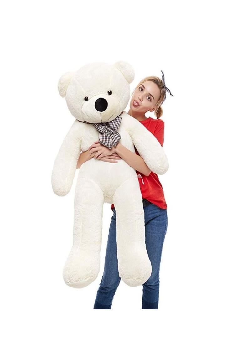 90 Cm Papyonlu Ayı - % 100 Yerli Pelüş Papyonlu Ayıcık