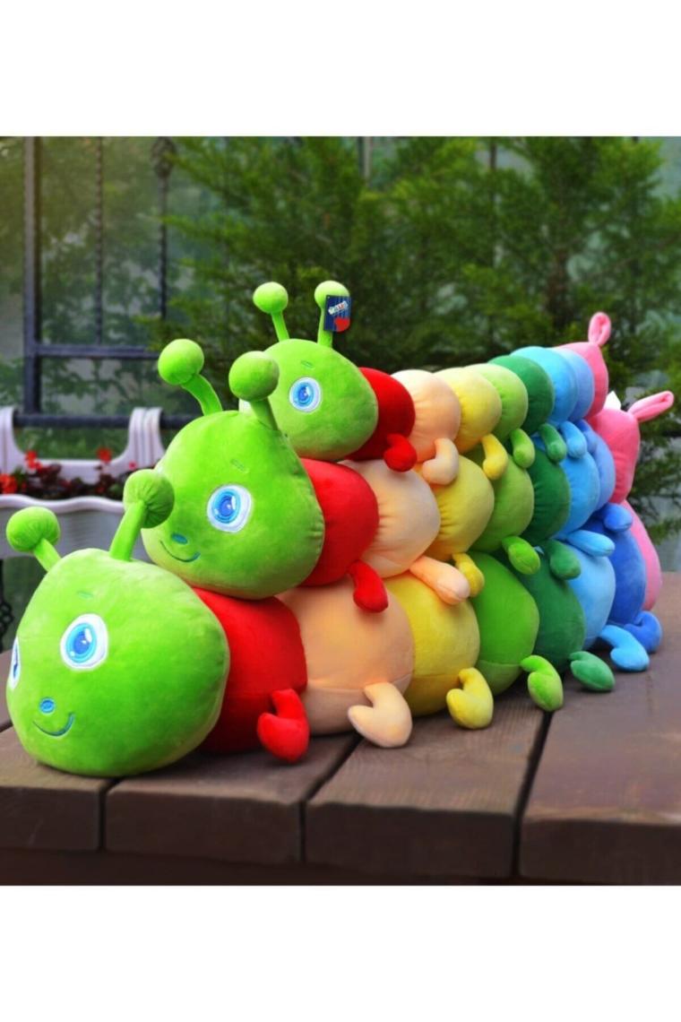 75 Cm Renkli Tırtıl Yastık 62507