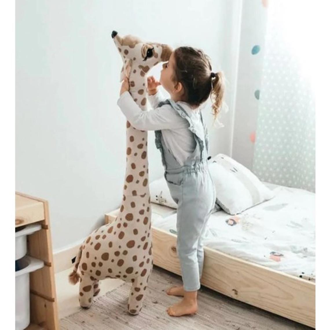 Sole Büyük Yumuşak 1 Metre Oyuncak Peluş Zürafa, Uyku ve Oyun ARKADAŞI-100 CM,HM403