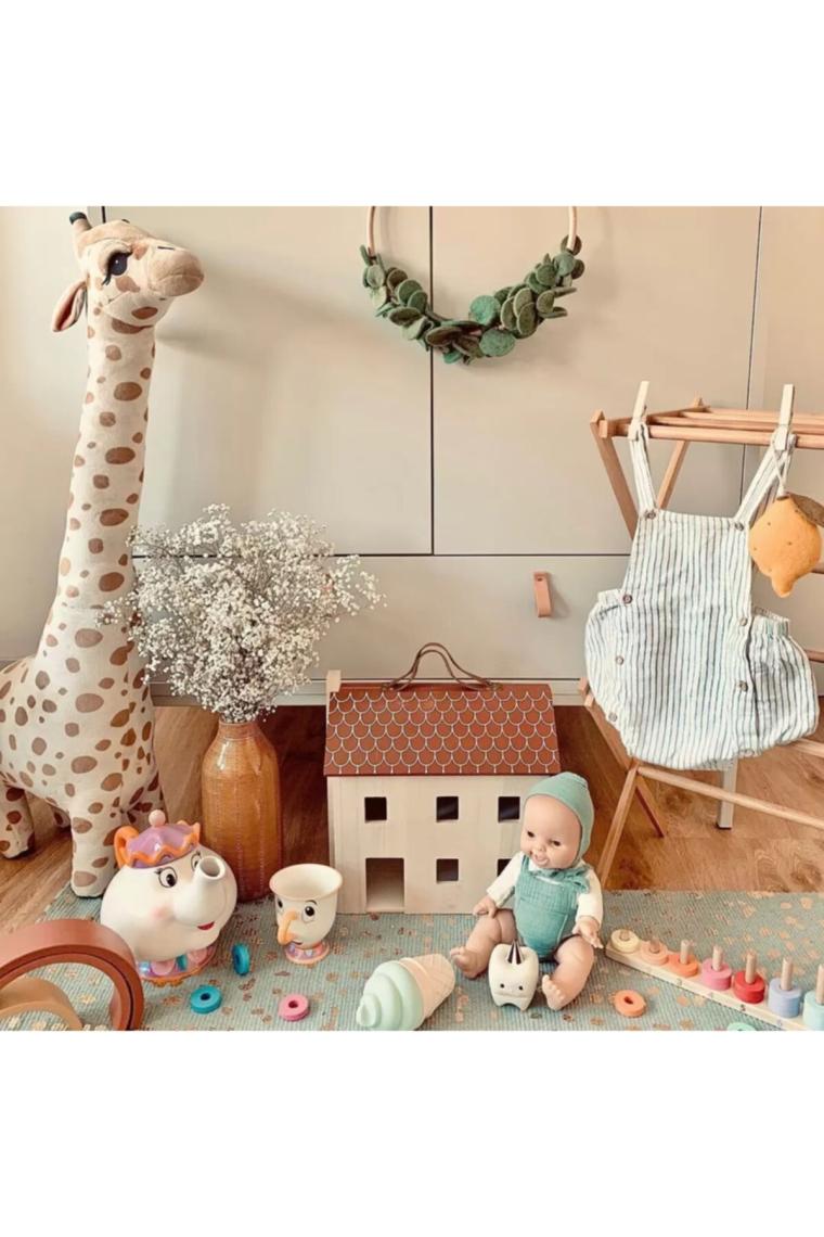 Shiva Gift&More Büyük Yumuşak Oyuncak 1 Metre Zürafa Giraffe Peluş Uyku ve Oyun Arkadaşı 104 cm