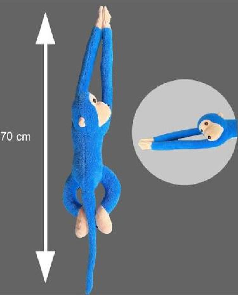 Sole Sevimli Peluş Maymun Oyuncak , Elleri Yapışabilen  70 cm