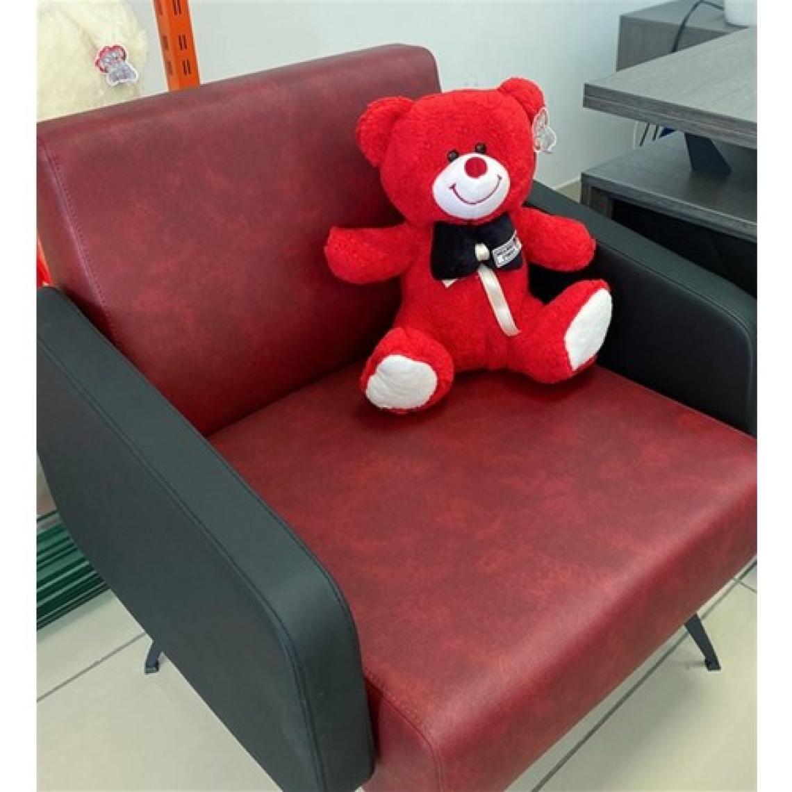 40 cm Papyonlu Kırmızı Ayıcık