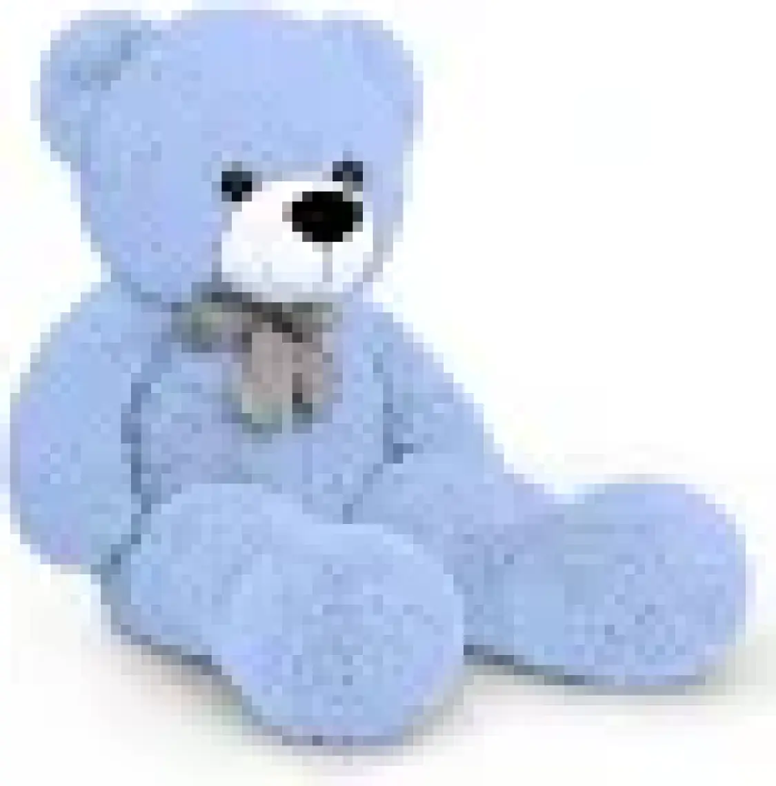 Sevimli Papyonlu Büyük Peluş Ayıcık, 130 cm- % 100 Yerli, Pelüş Ayı Sevgiliye ÖZEL