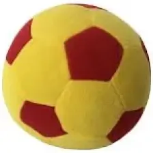 Bcoverart Taraftar Peluş Top Sarı Kırmızı