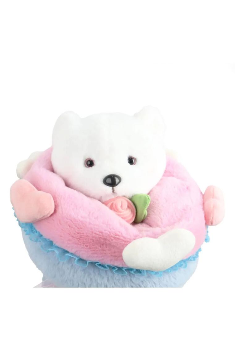 Lider Global Sevgi Buketi Peluş Ayıcıklı Peluş Çiçek Buketi 40 cm