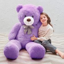 Sole Papyonlu Sevimli Büyük Peluş Ayıcık, 130 cm - % 100 Yerli