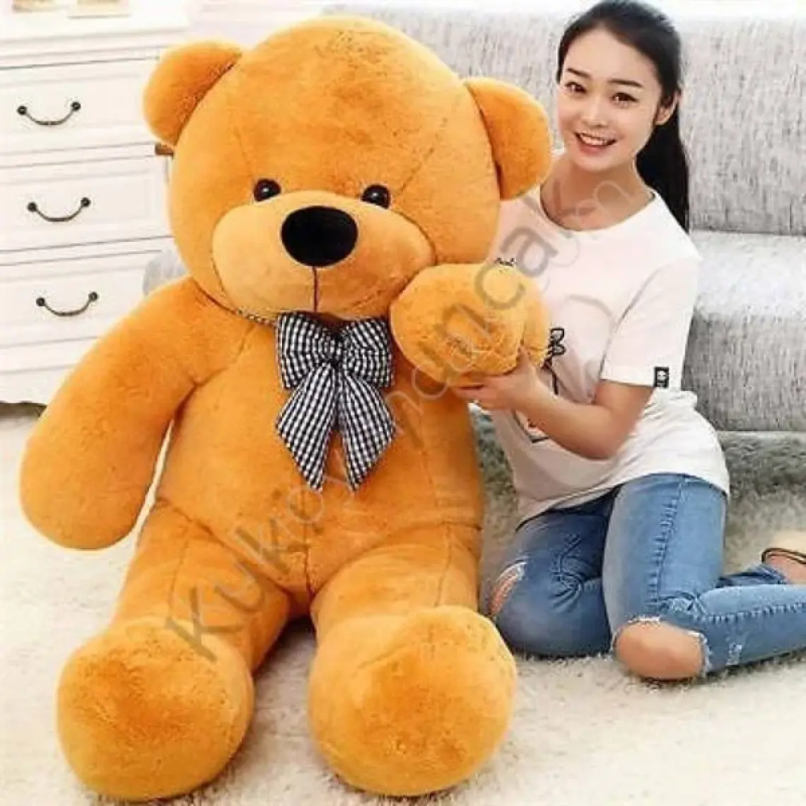 Kuki Oyuncak Büyük Peluş Ayı 120 cm