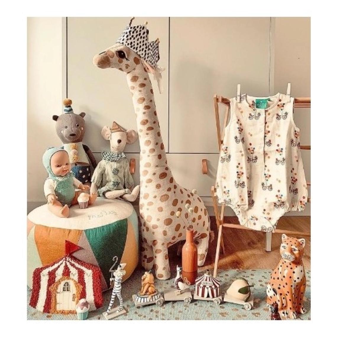Shiva Gift&More Giraffe Zürafa Dekoratif Yastık Uyku ve Oyun Arkadaşı Peluş Hayvanlar 1 Metre 100 cm x 34 cm Bej