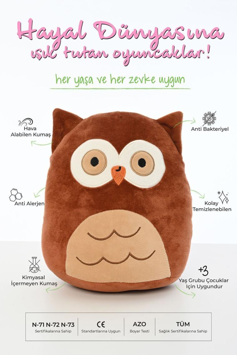 30 cm Figürlü Peluş Yastık Serisi