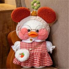 Zigver Kawaii Karikatür Lalafanfan 30CM Ördek Peluş Doğum Günü Hediyesi
