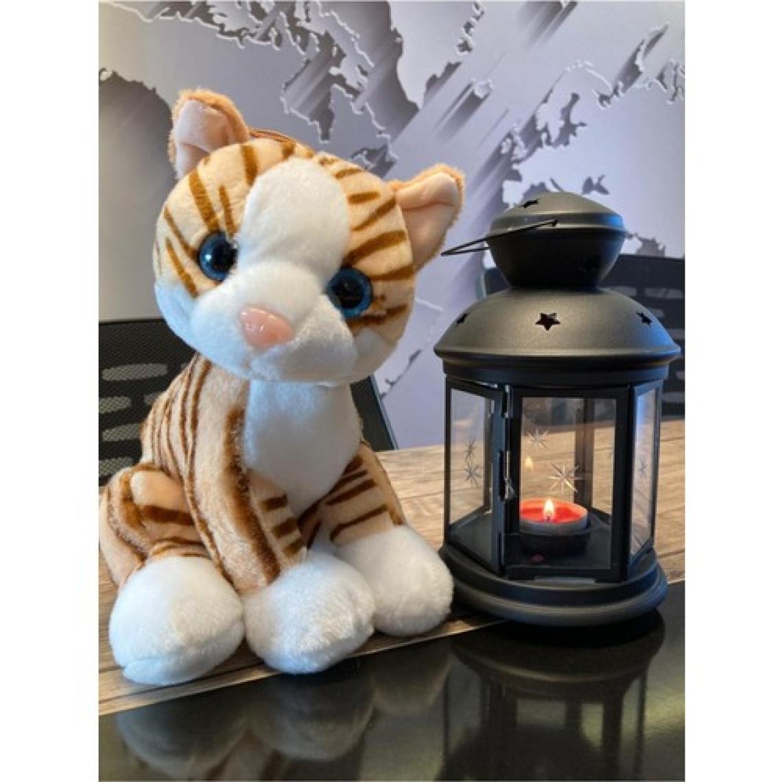 Top Rock Store Krem Peluş Kedi 28CM